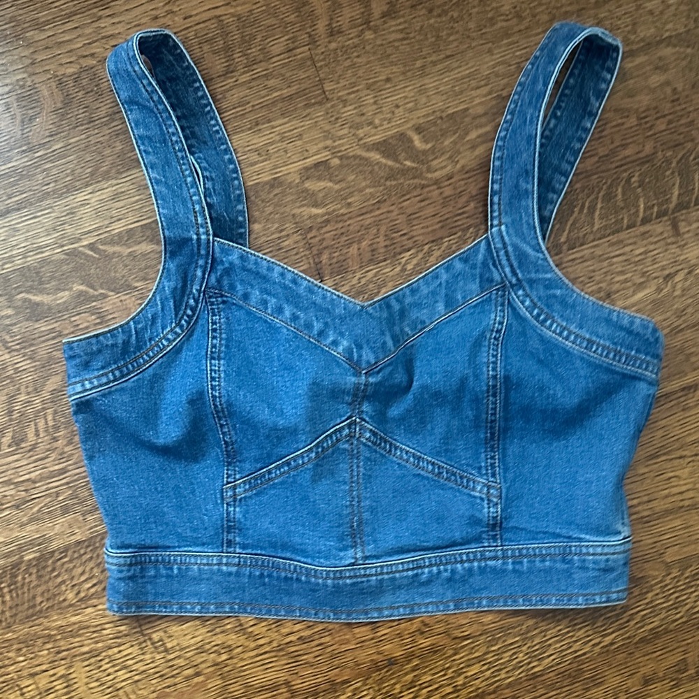 NWT Madewell Denim Blue Women's Tank Top